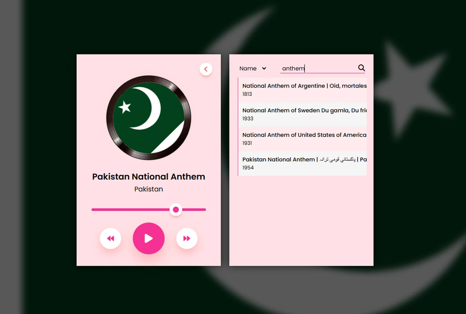 Music Player Searching Algorithm